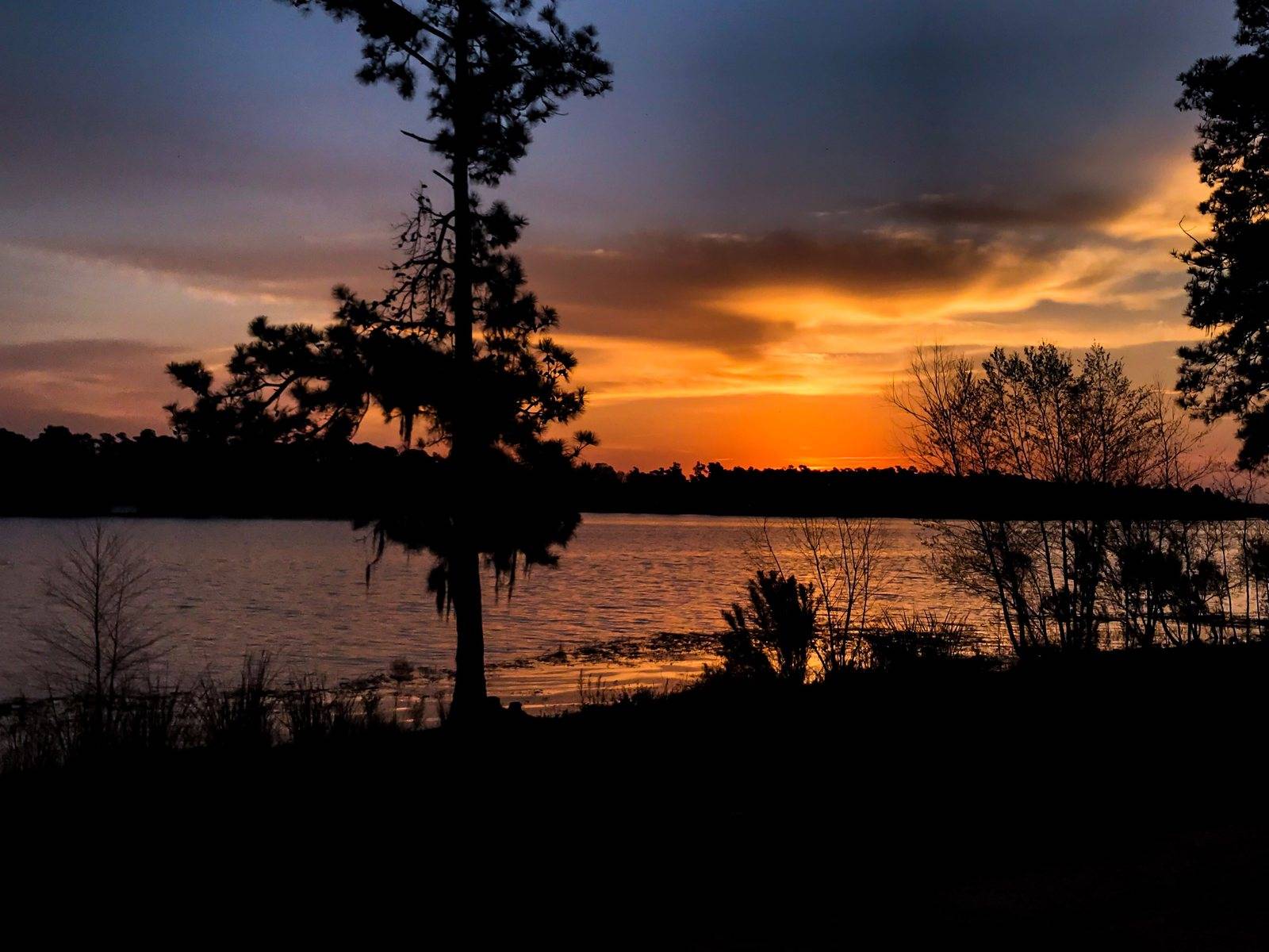 Sunset over Lake Marion, South Carolina