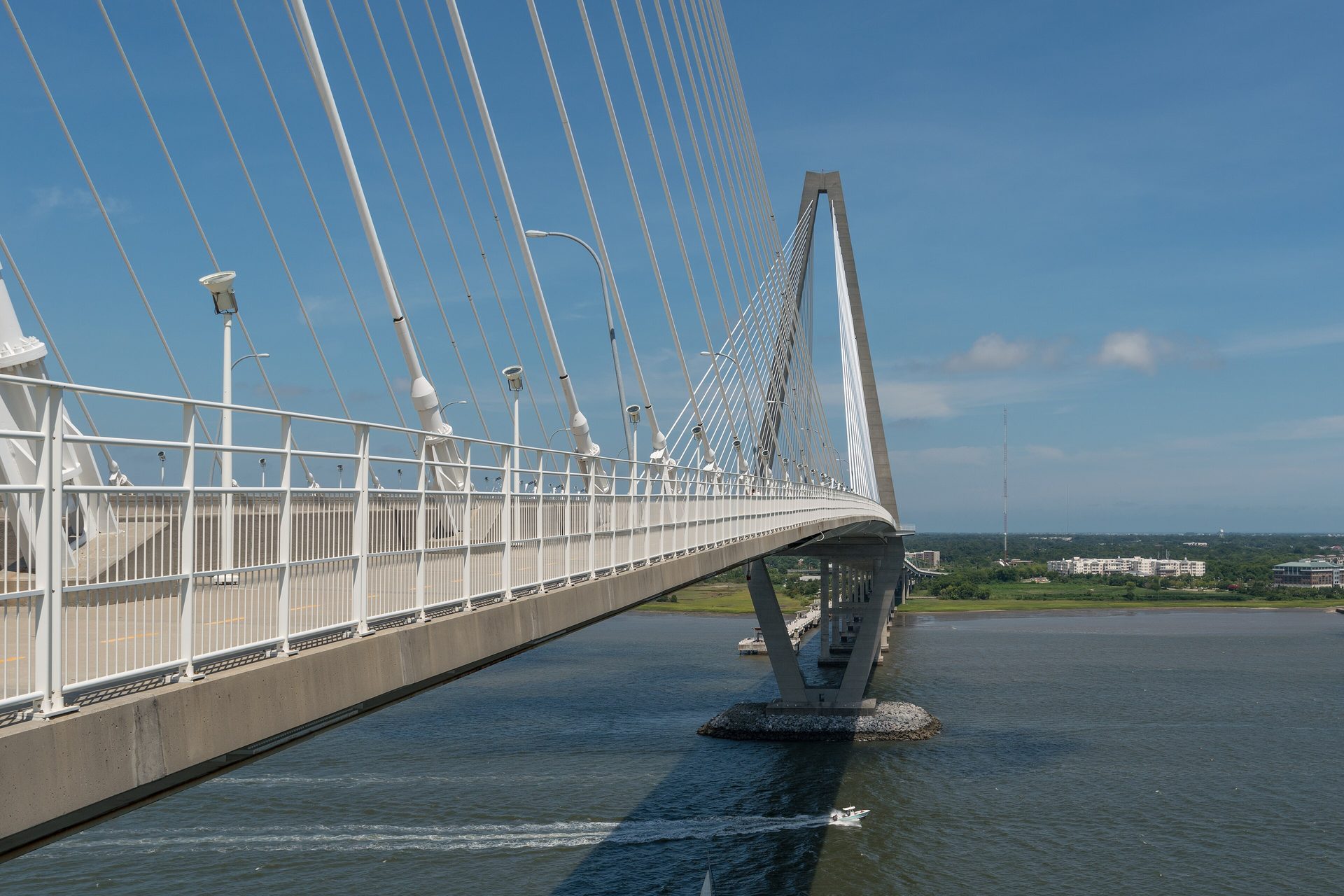 Downtown Charleston and the Ravenel Bridge