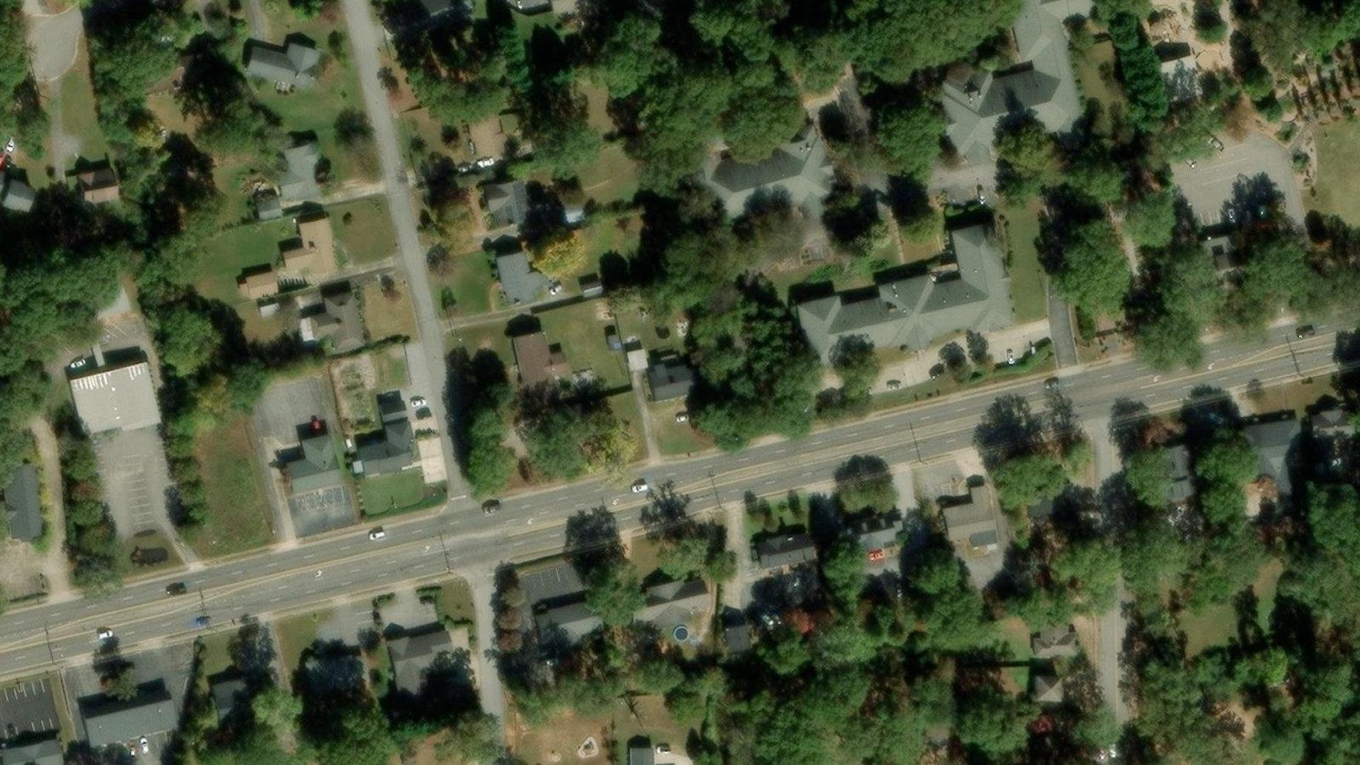 Aerial view of 852 John B White Sr Blvd, Spartanburg SC